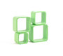 Etag&egrave;re Pop carr&eacute;e vert (lot de 4)