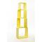 Etag&egrave;re Pop jaune Carr&eacute;e (lot de 4)