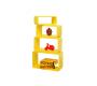 Etag&egrave;re Pop jaune rectangle (lot de 4)