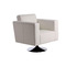Fauteuil  blanc pivotant BOSTON