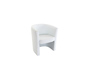 Fauteuil cabriolet blanc Pretty