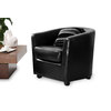 Fauteuil cabriolet noir NEW PRETTY