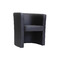 Fauteuil cabriolet noir Pretty