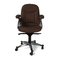 Fauteuil / chaise de bureau chocolat Enzo