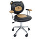 Fauteuil / chaise de bureau enfant ours L&eacute;o
