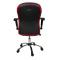 Fauteuil / chaise de bureau rouge et noir moderne Paulo