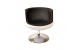 Fauteuil / chaise design BRADY blanc et noir  image 3