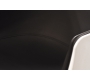 Fauteuil / chaise design r&eacute;tro blanc et noir Brady
