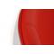 Fauteuil / chaise design r&eacute;tro blanc et rouge Stanley