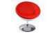 Fauteuil / chaise design STANLEY blanc et rouge en ABS et polyur&eacute;thane  image 2