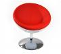 Fauteuil / chaise design STANLEY blanc et rouge en ABS et polyur&eacute;thane  image 2
