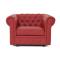 Fauteuil CHESTERFIELD groseille