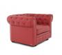 Fauteuil CHESTERFIELD groseille