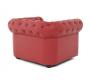 Fauteuil CHESTERFIELD groseille