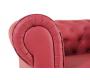 Fauteuil CHESTERFIELD groseille