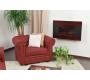 Fauteuil CHESTERFIELD groseille
