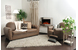 Fauteuil CLUB colori Taupe - cro&ucirc;te de cuir image 2