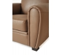Fauteuil CLUB colori Taupe - cro&ucirc;te de cuir image 3