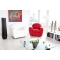 Fauteuil Club cuir blanc New Club