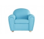 Fauteuil Club cuir turquoise NEW CLUB