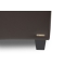 Fauteuil cuir chocolat ANDERSON