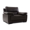 Fauteuil cuir chocolat fonc&eacute; PITTSBURGH