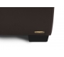 Fauteuil cuir chocolat fonc&eacute; PITTSBURGH