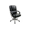 Fauteuil de Bureau Cuir noir Titus 