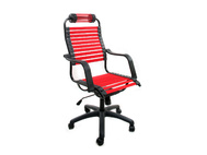 Fauteuil de bureau design Elastique Rouge Stardust V1