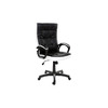 Fauteuil de bureau design noir et blanc LORENZO