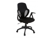 Fauteuil de bureau design noir KIRBY