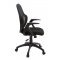 Fauteuil de bureau design noir KIRBY