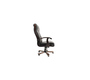 Fauteuil de bureau / direction en cuir noir Monalisa