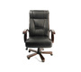 Fauteuil de bureau / direction en cuir noir Monalisa
