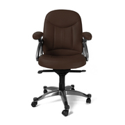 Fauteuil de bureau ENZO - coloris chocolat image pub1