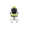 Fauteuil de bureau ergonomique anis et noir UP TO YOU