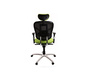 Fauteuil de bureau ergonomique anis et noir UP TO YOU
