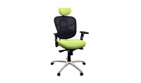 Fauteuil de bureau ergonomique anis et noir UP TO YOU
