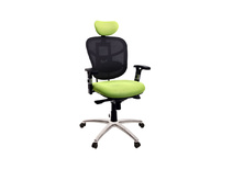 Fauteuil de bureau ergonomique anis et noir UP TO YOU