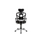 Fauteuil de bureau ergonomique gris anthracite et blanc UP TO YOU