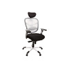 Fauteuil de bureau ergonomique noir et blanc UP TO YOU