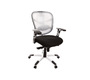 Fauteuil de bureau ergonomique noir et orange UP TO YOU