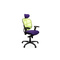 Fauteuil de bureau ergonomique violet et anis UP TO YOU