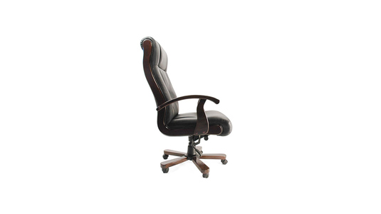 Fauteuil de bureau MONALISA noir - cuir image 1