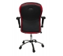 Fauteuil de bureau PAULO rouge et noir image 3