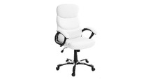 Fauteuil de bureau pliable blanc GALLIEN