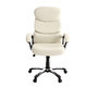 Fauteuil de bureau pliable cr&egrave;me GALLIEN