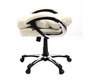 Fauteuil de bureau pliable cr&egrave;me GALLIEN
