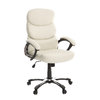 Fauteuil de bureau pliable cr&egrave;me GALLIEN