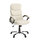 Fauteuil de bureau pliable cr&egrave;me GALLIEN